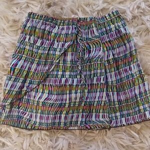Multi colored spring skirt